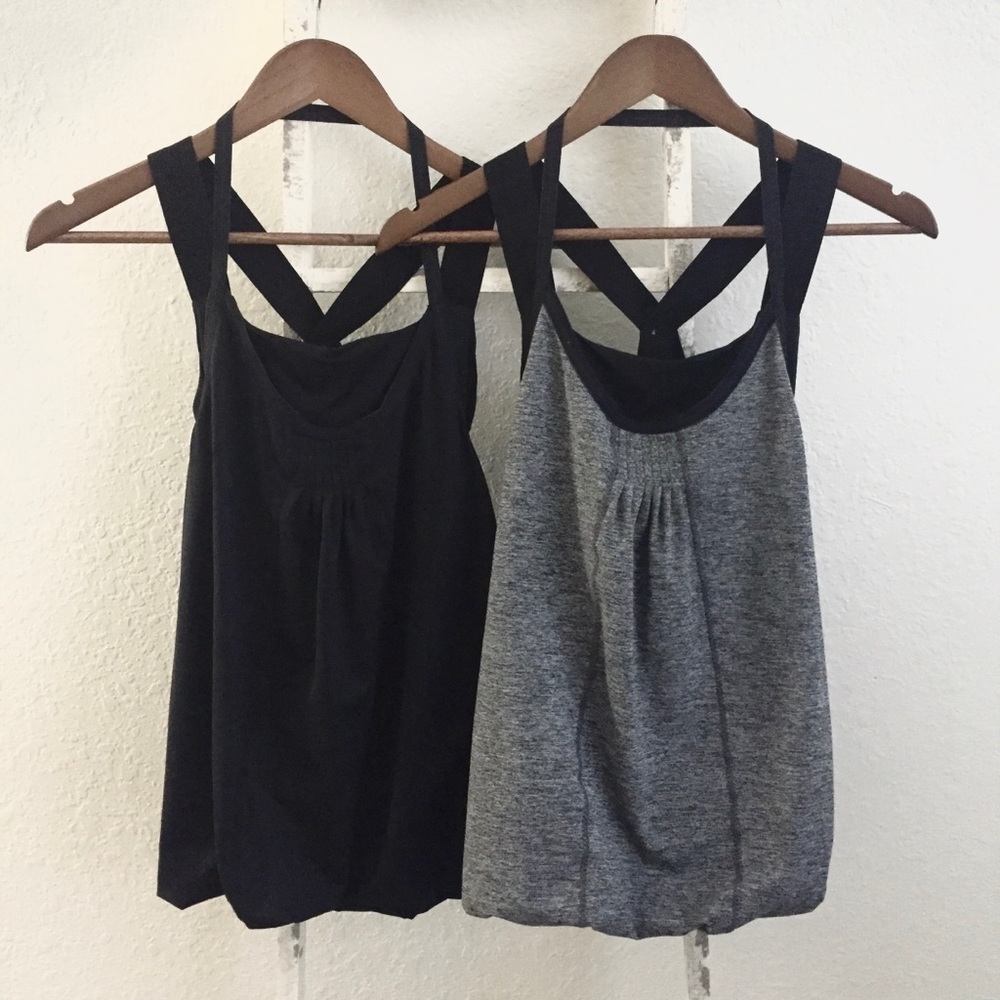 Lululemon Halter Tanks with Built in Sports Bra